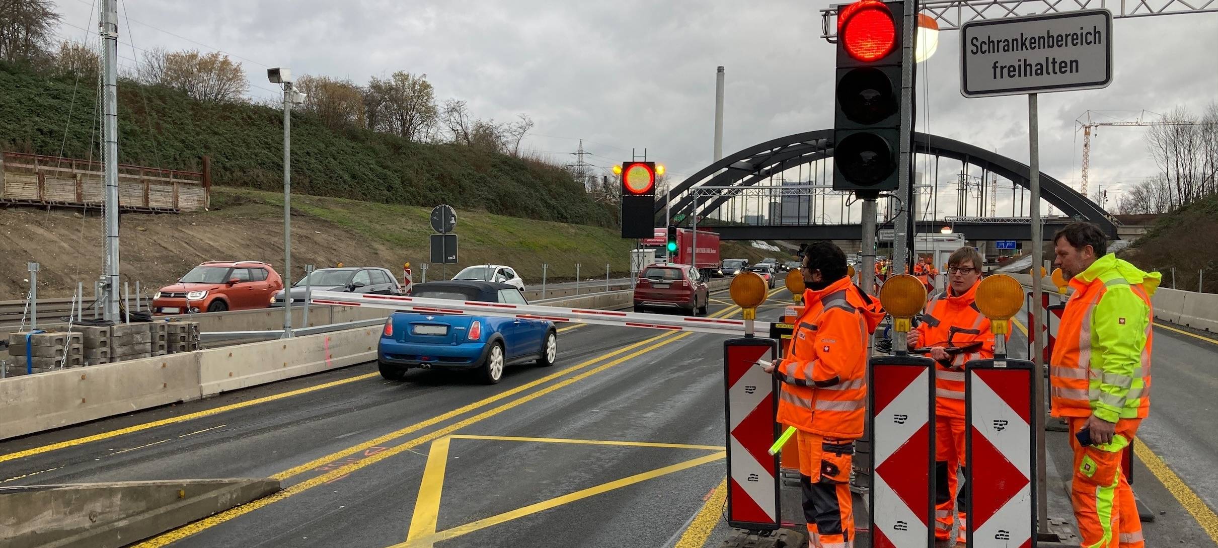 Schrankenanlage kaputt: A43 wird am Kreuz Herne gesperrt