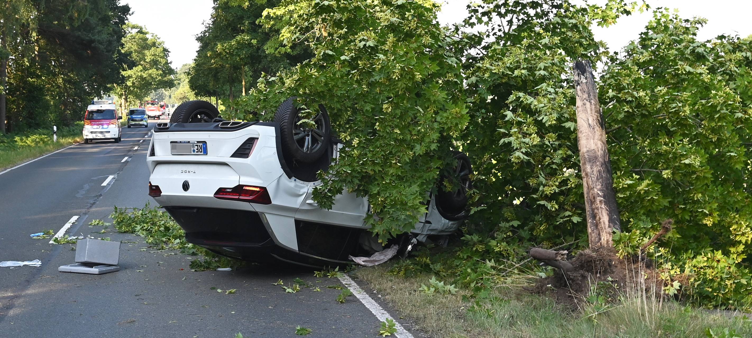 Vollsperrung in Hervest-Dorsten nach schwerem Unfall