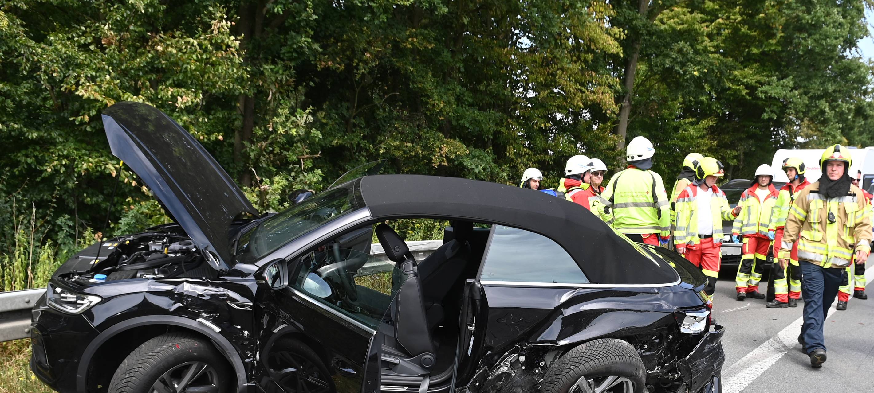 Neun Verletzte bei Unfall auf A52 zwischen Marl und Dorsten