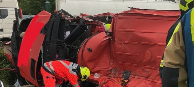 Schwerer Unfall auf der A2 hinter Henrichenburg