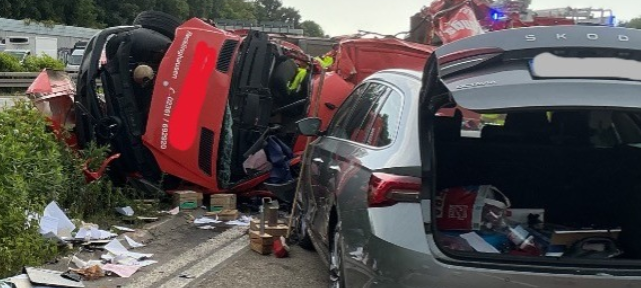 Schwerer Unfall auf der A2 hinter Henrichenburg